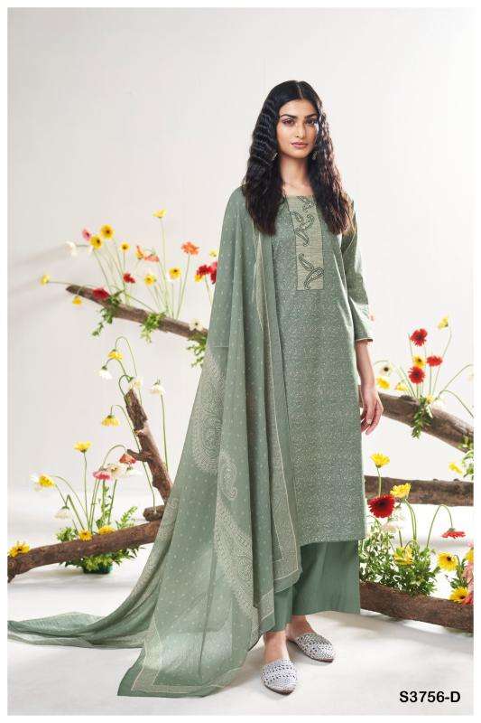 Ganga keona 3756 Wholesale dress materials suppliers