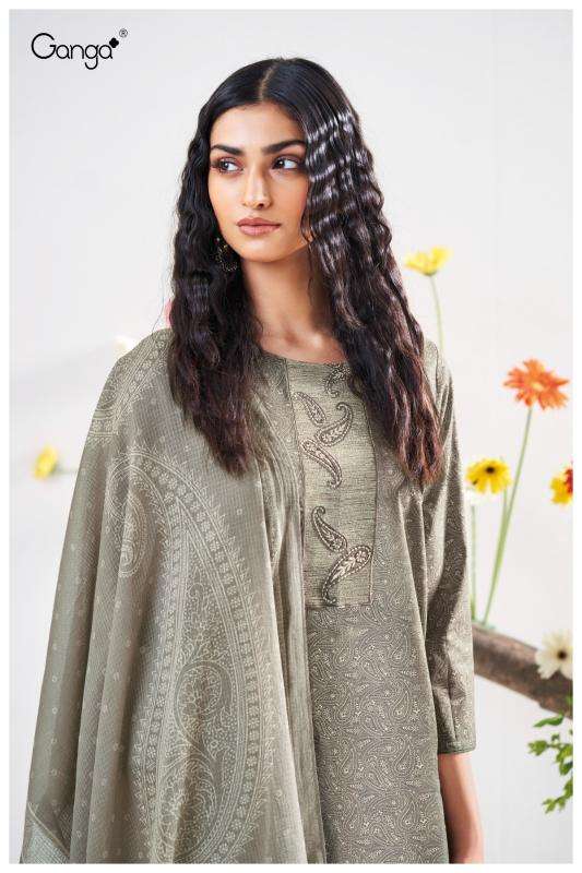 Ganga keona 3756 Wholesale dress materials suppliers