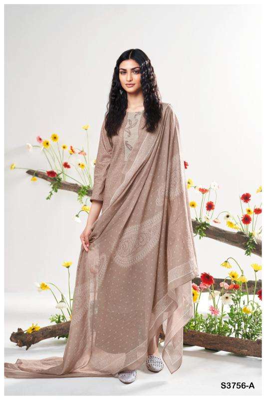 Ganga keona 3756 Wholesale dress materials suppliers