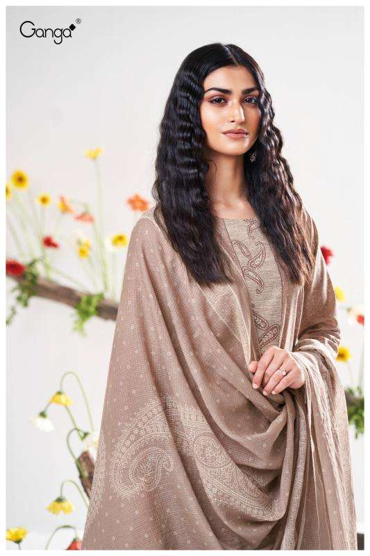 Ganga keona 3756 Wholesale dress materials suppliers
