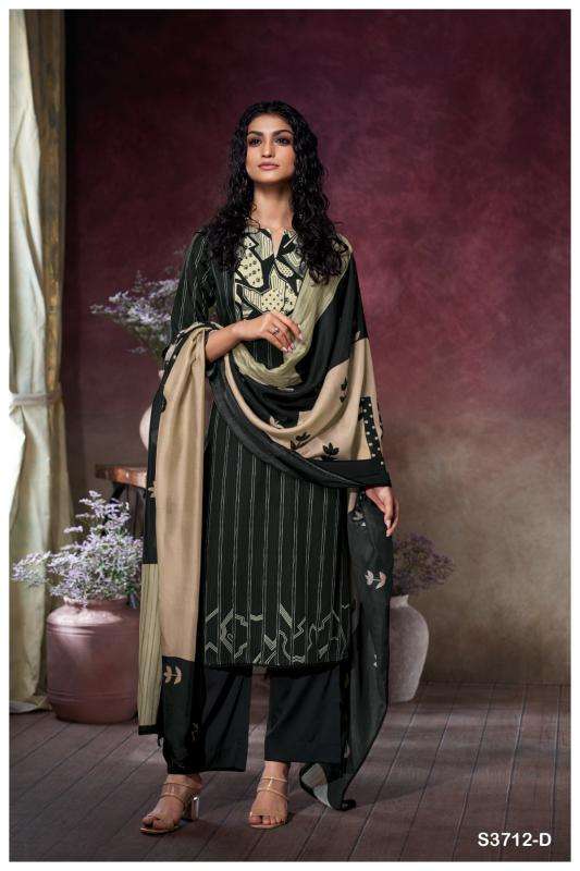 Ganga kessira 3712 Dress material wholesalers in Delhi