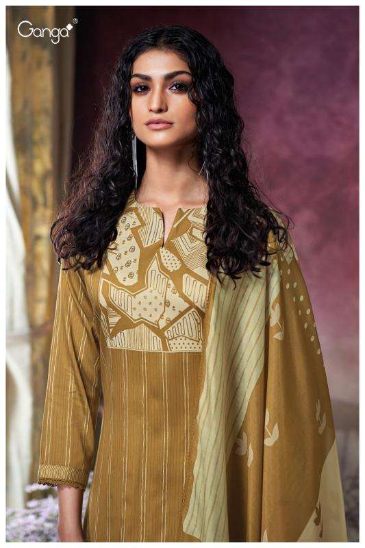 Ganga kessira 3712 Dress material wholesalers in Delhi