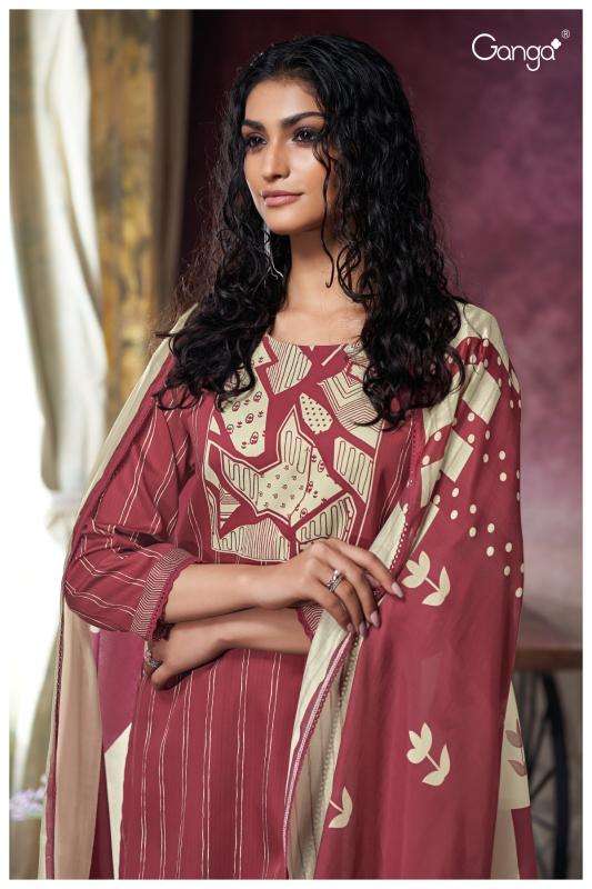 Ganga kessira 3712 Dress material wholesalers in Delhi