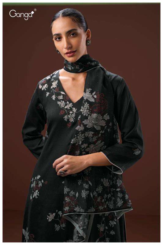 Ganga krutika 3710 Designer dress materials wholesale