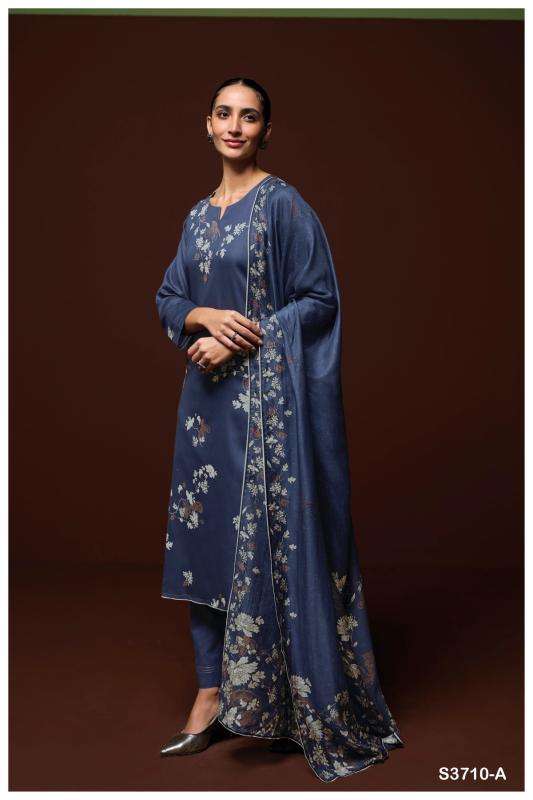 Ganga krutika 3710 Designer dress materials wholesale
