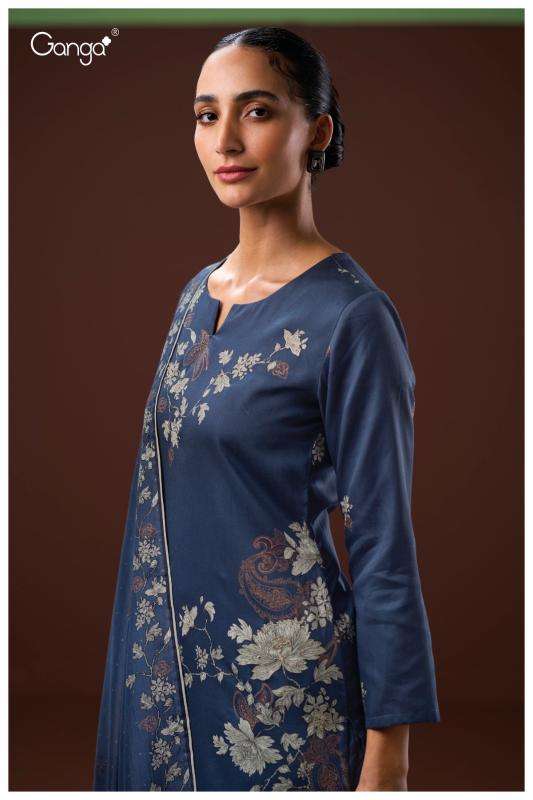 Ganga krutika 3710 Designer dress materials wholesale