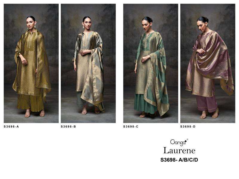 Ganga laurene 3698 holesale dress materials for boutique in Mumbai