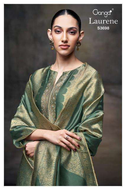 Ganga laurene 3698 holesale dress materials for boutique in Mumbai