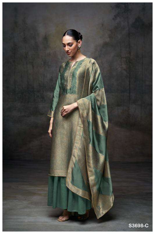Ganga laurene 3698 holesale dress materials for boutique in Mumbai