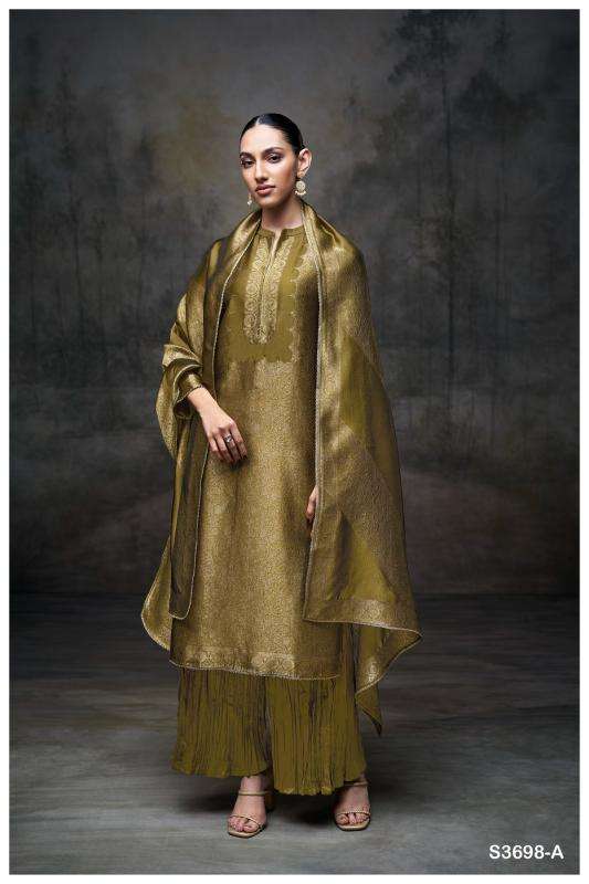 Ganga laurene 3698 holesale dress materials for boutique in Mumbai