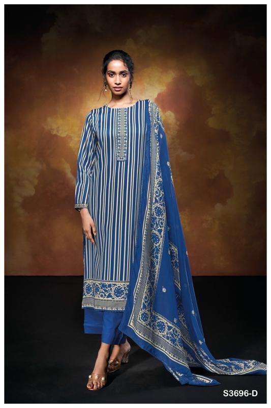 Ganga nilofer 3696 Dress material wholesale market in Bangalore
