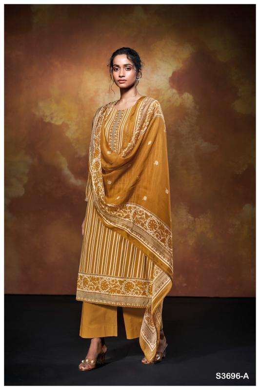 Ganga nilofer 3696 Dress material wholesale market in Bangalore