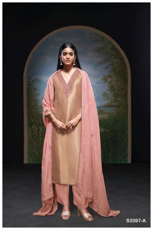 Ganga siyani 3397 Online dress material suppliers in Delhi