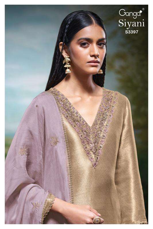 Ganga siyani 3397 Online dress material suppliers in Delhi