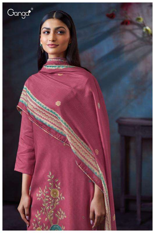 Ganga swaalina 3722 Wholesale dress materials suppliers