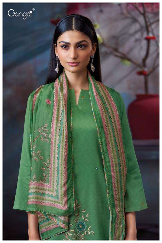 Ganga swaalina 3722 Wholesale dress materials suppliers