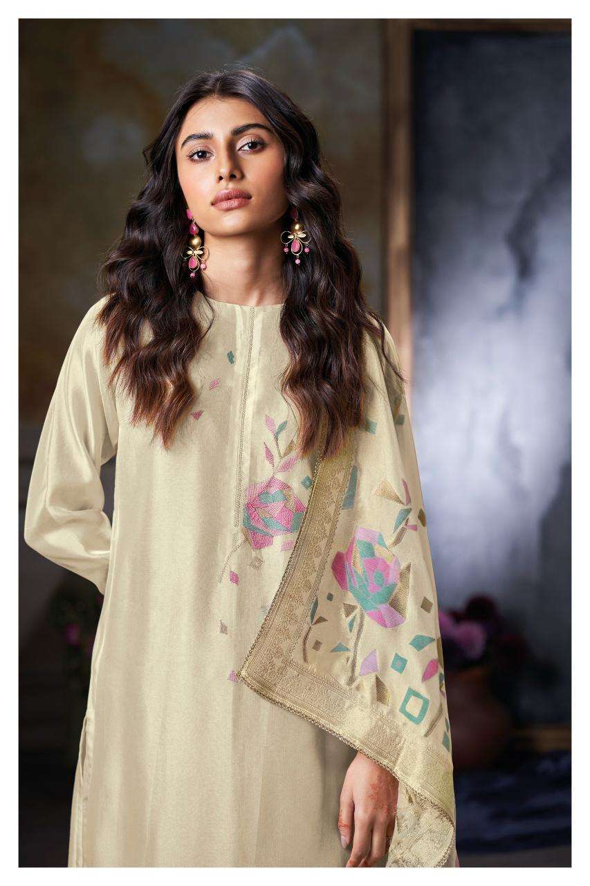 Ganga vayla 3761 Wholesale dress material market in India