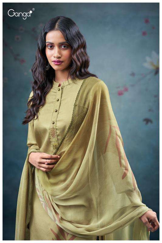 Ganga vrinda 3707 Dress material suppliers in surat