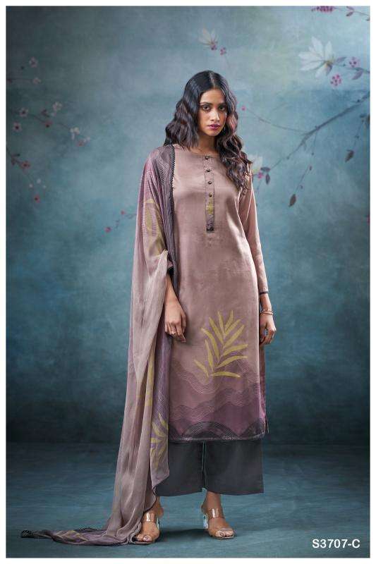 Ganga vrinda 3707 Dress material suppliers in surat