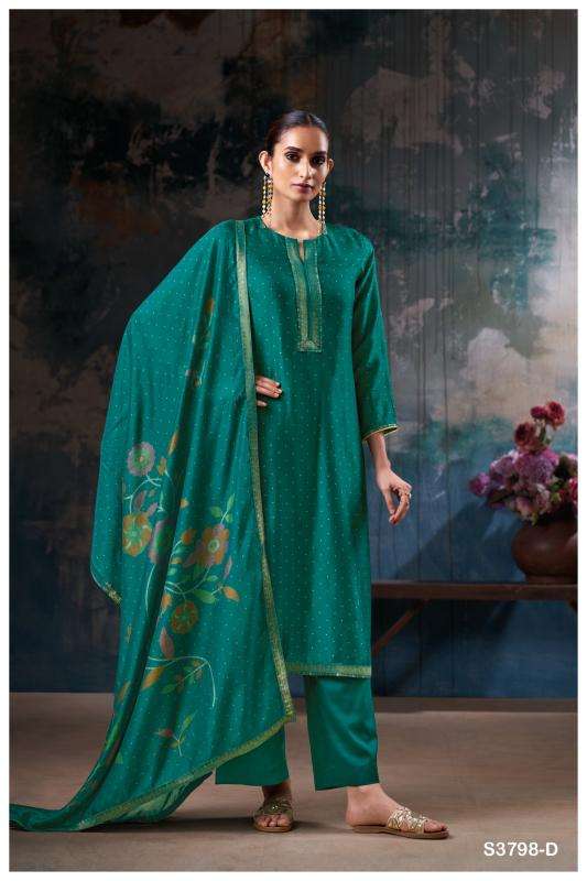 Ganga vrisya 3798 Designer dress materials