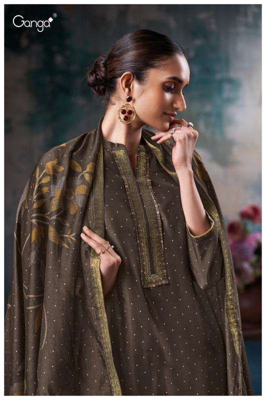 Ganga vrisya 3798 Designer dress materials