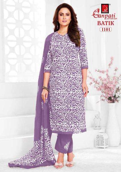 Ganpati batik pant vol-11 Wholesale dress materials in Mumbai