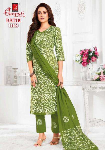 Ganpati batik pant vol-11 Wholesale dress materials in Mumbai