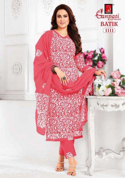 Ganpati batik pant vol-11 Wholesale dress materials in Mumbai