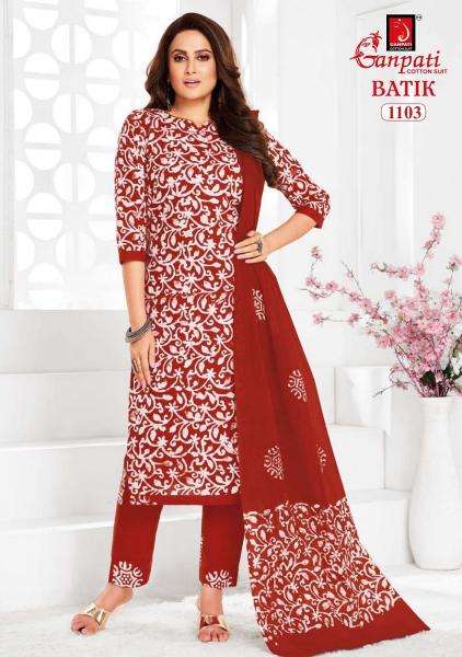 Ganpati batik pant vol-11 Wholesale dress materials in Mumbai