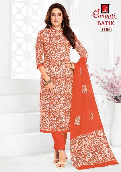 Ganpati batik pant vol-11 Wholesale dress materials in Mumbai