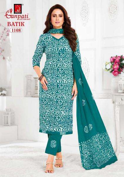 Ganpati batik pant vol-11 Wholesale dress materials in Mumbai