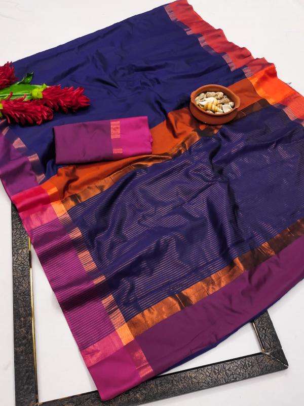 GC art cotton silk zari pallu Designer sarees wholesale online