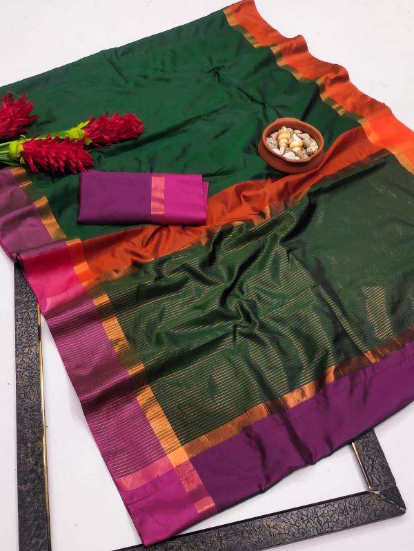 GC art cotton silk zari pallu Designer sarees wholesale online