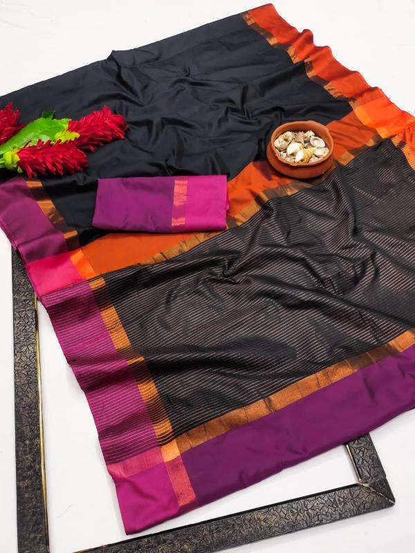 GC art cotton silk zari pallu Designer sarees wholesale online