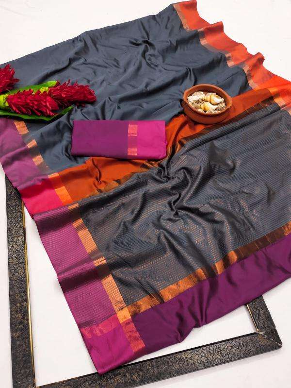 GC art cotton silk zari pallu Designer sarees wholesale online