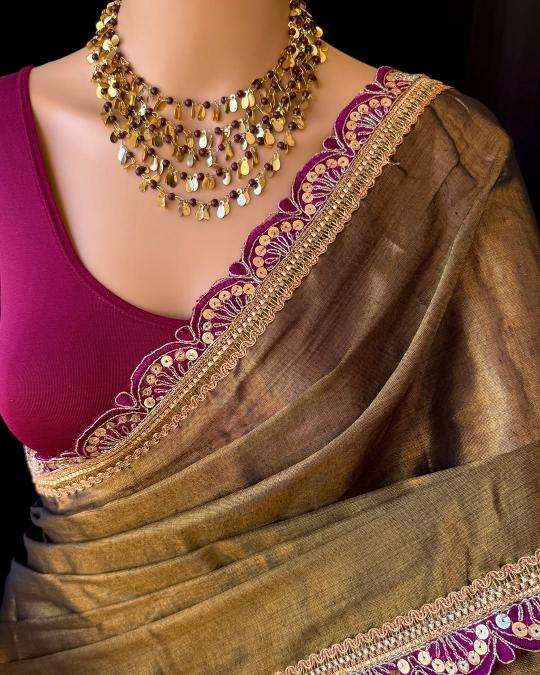 GC cotton tissue silk Surat saree wholesale dealers