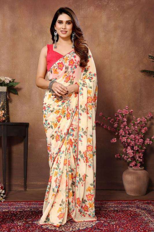 GC georgette ready to wear Top rated sarees wholesale India