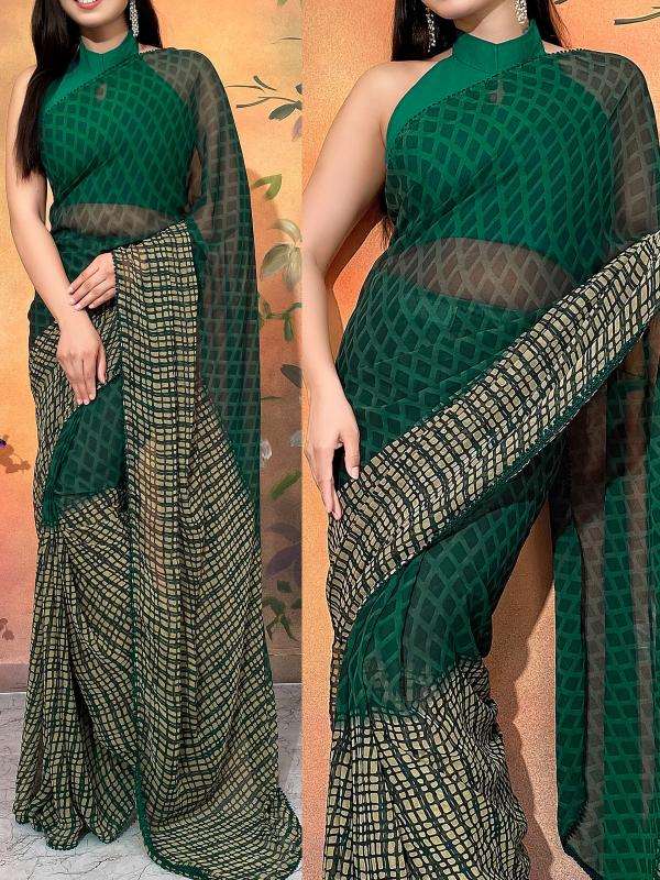 GC ready to wear georgette Wholesale saree suppliers in Delhi