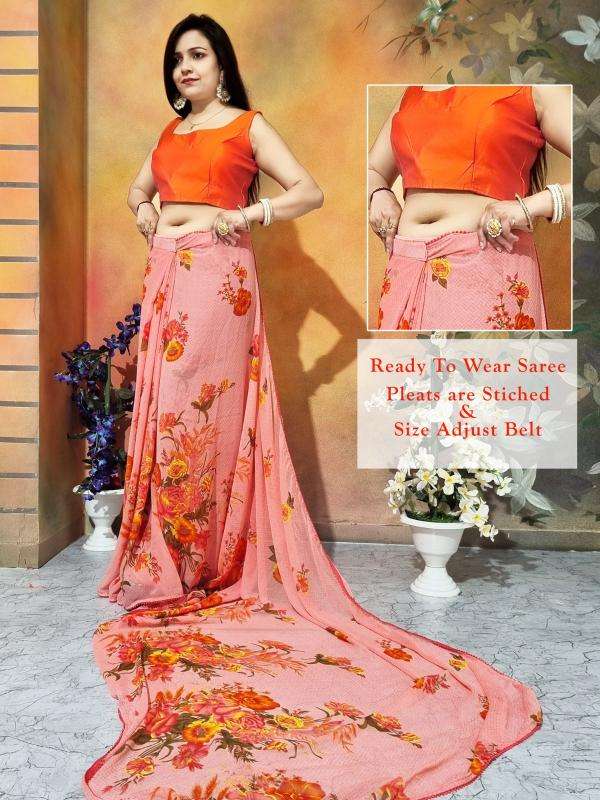 GC ready to wear georgette Wholesale saree suppliers in Delhi