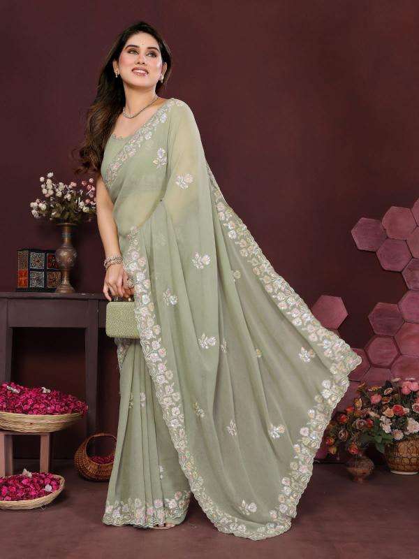 GC soft georgette silk Wholesale saree manufacturers in Delhi