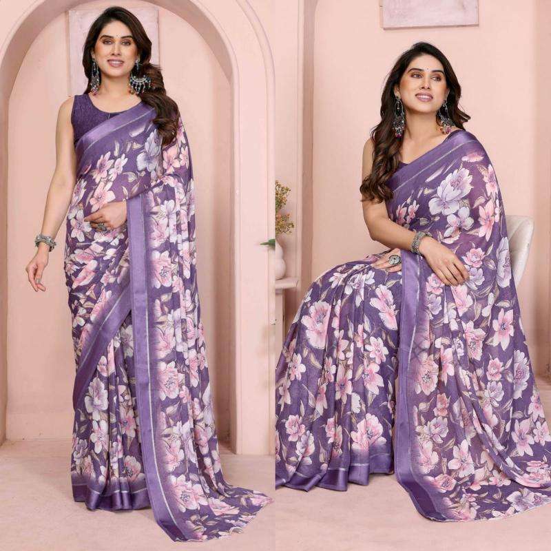 GC soft satin patta printed Wholesale saree suppliers in Gujarat