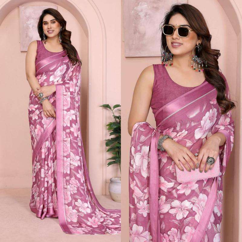 GC soft satin patta printed Wholesale saree suppliers in Gujarat