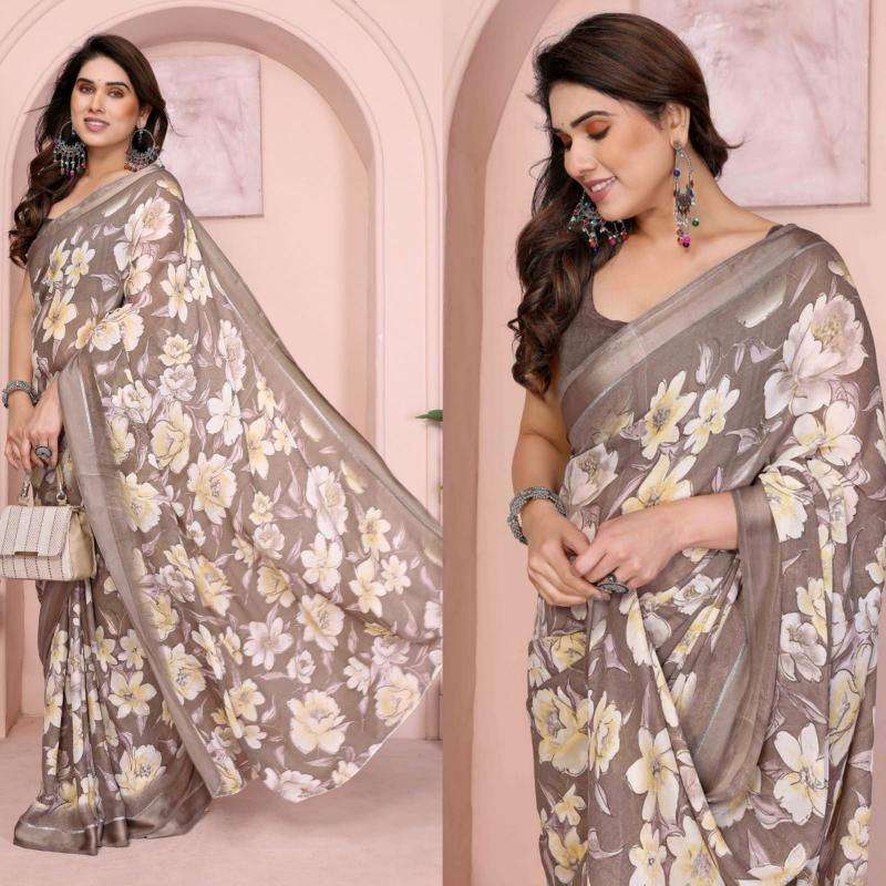 GC soft satin patta printed Wholesale saree suppliers in Gujarat