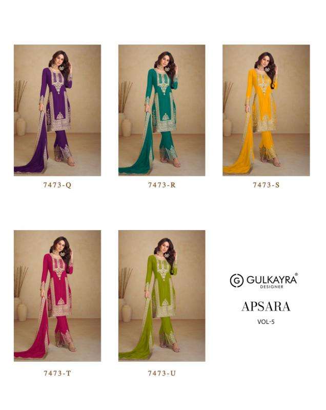 Gulkayra designer apsara vol 5 Salwar kameez manufacturers in India