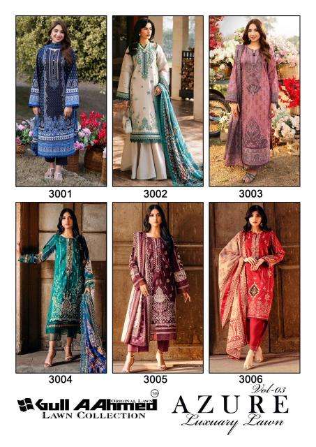 Gullahmed azure vol-3 Online dress material shopping in Mumbai