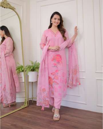 Harlin premium organza indian kurtis online usa free shipping