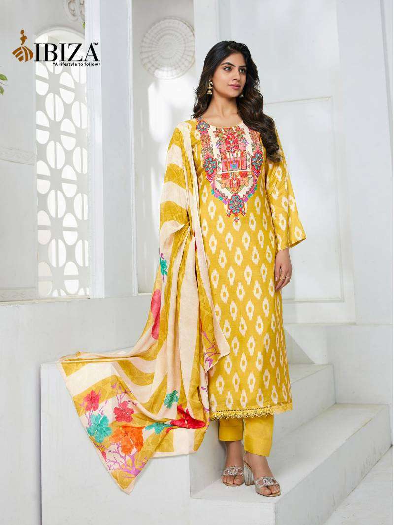 Ibiza Carnival Bemberg Maslin  Wholesale salwar kameez online shopping