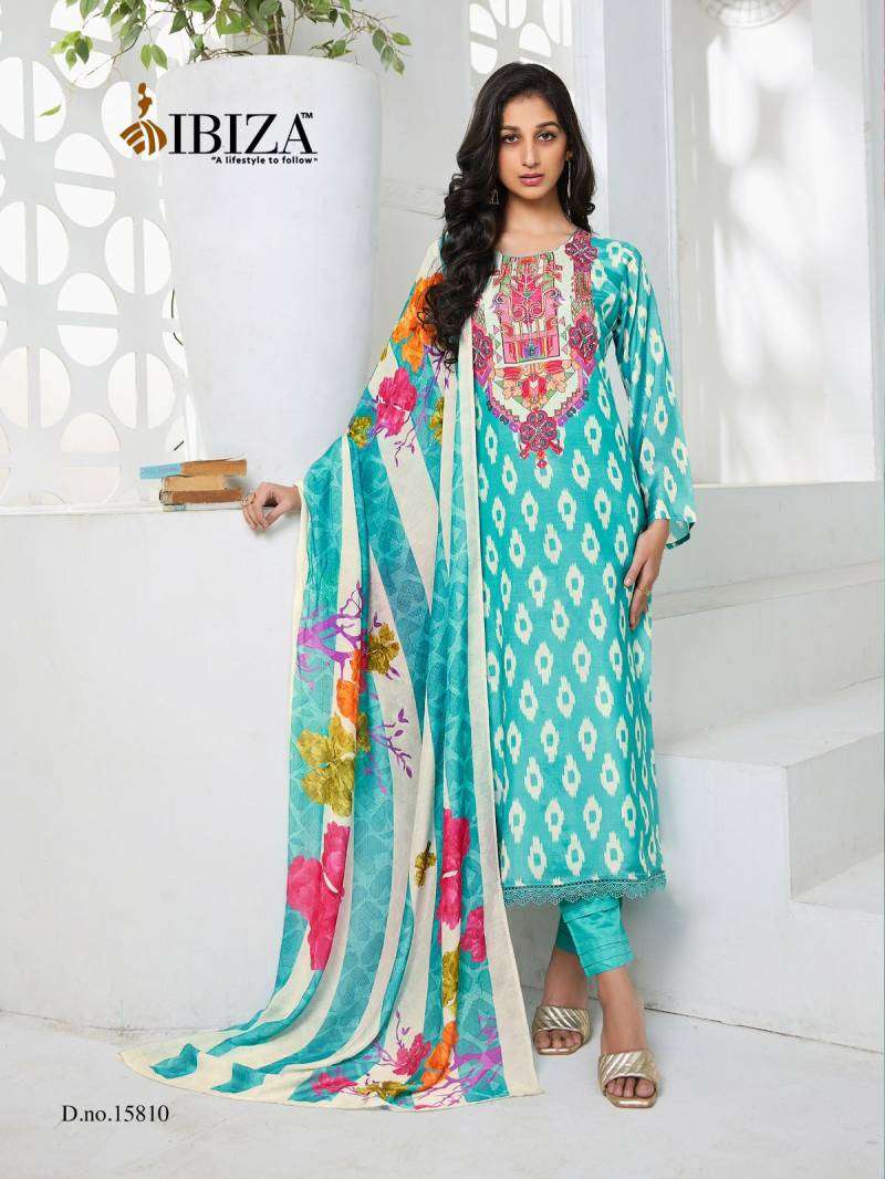 Ibiza Carnival Bemberg Maslin  Wholesale salwar kameez online shopping