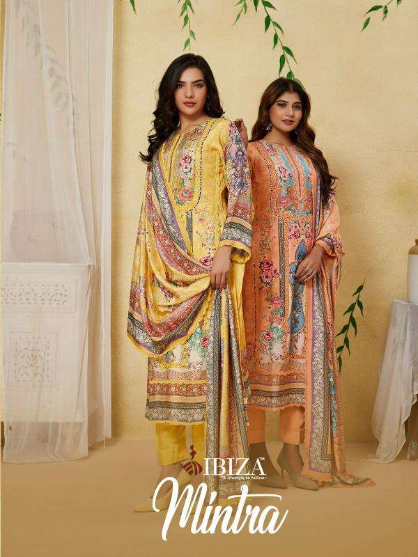 Ibiza mintra Unstitched dress materials in ahmedabad
