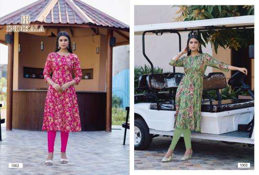 Indikala kushals Latest kurti designs for wholesale